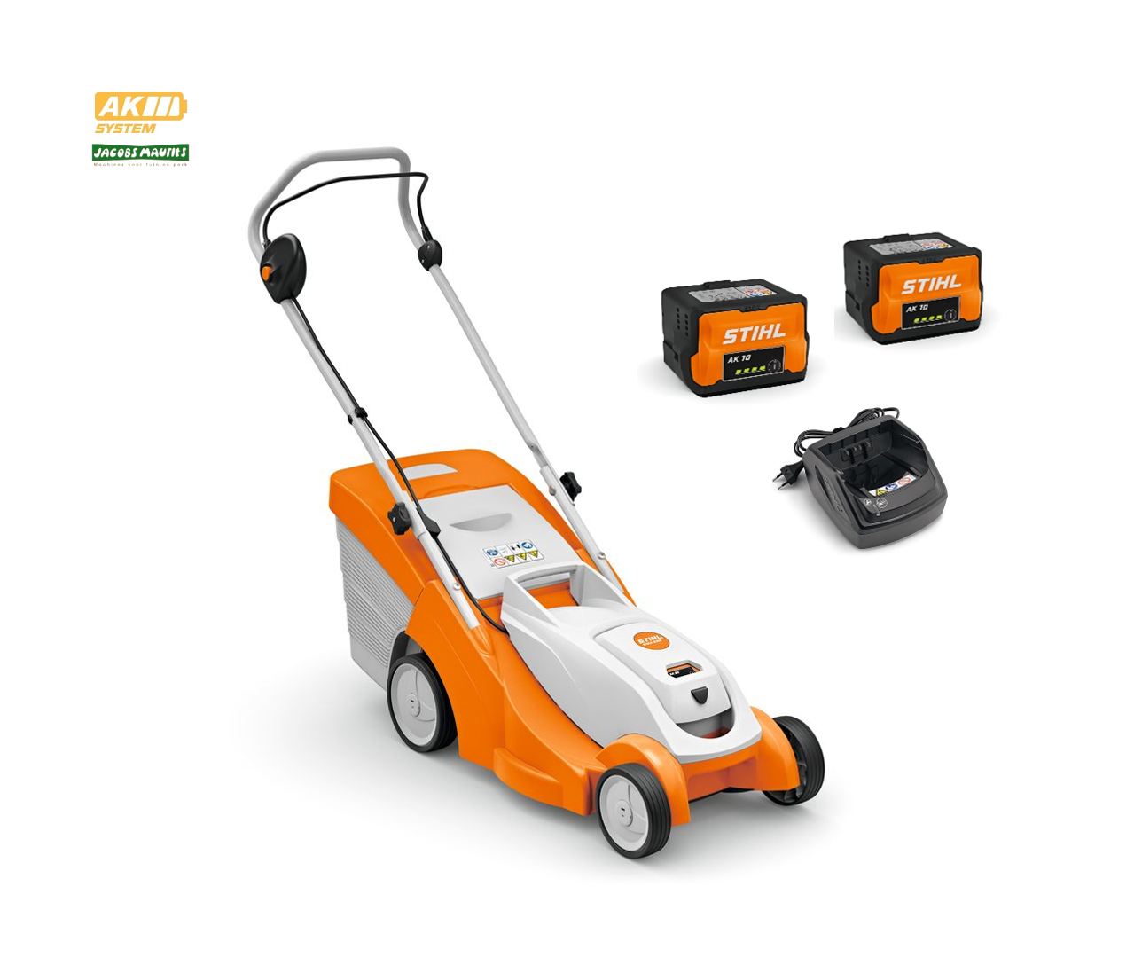 Stihl RMA 239 accu grasmaaier (37cm, met 2x AK 10 accu en lader AL 101)