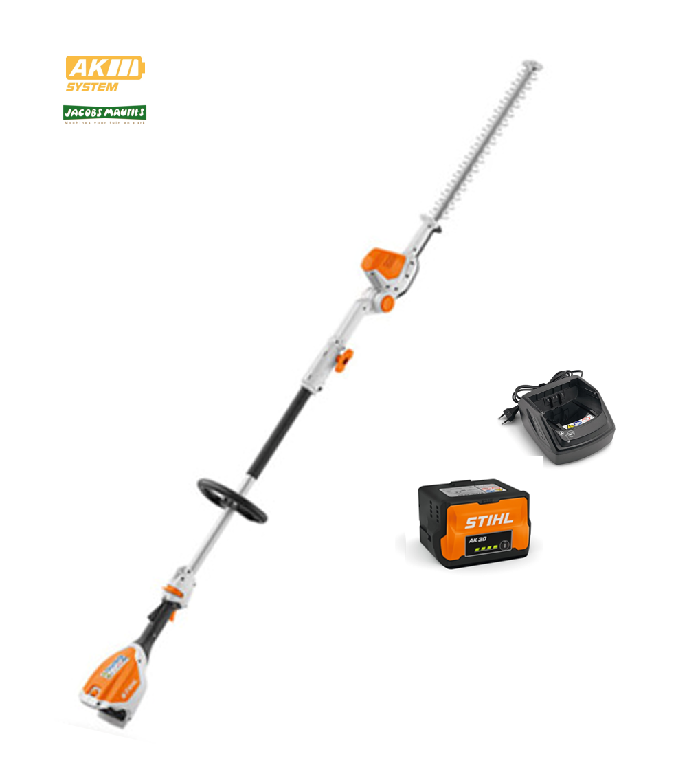 Stihl HLA 56 accu heggenschaar op steel (met AK 30 S accu en AL 101 lader)