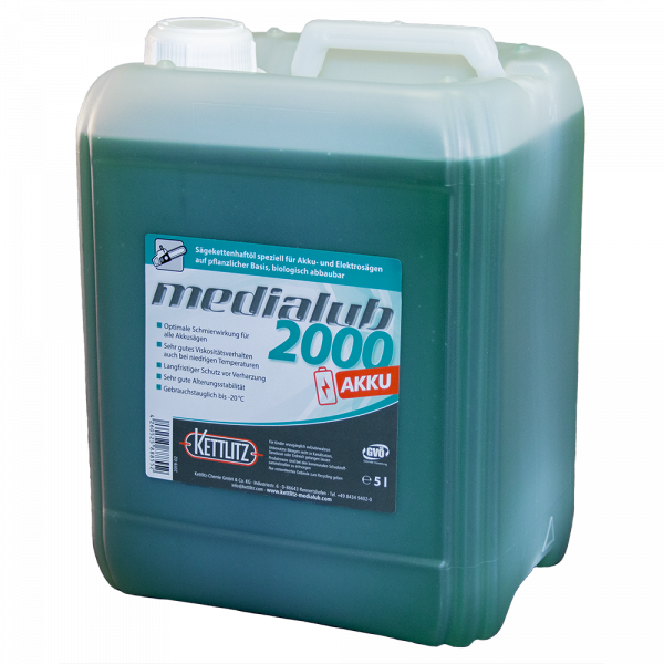 Kettlitz-Medialub 2000 5 liter kettingzaagolie