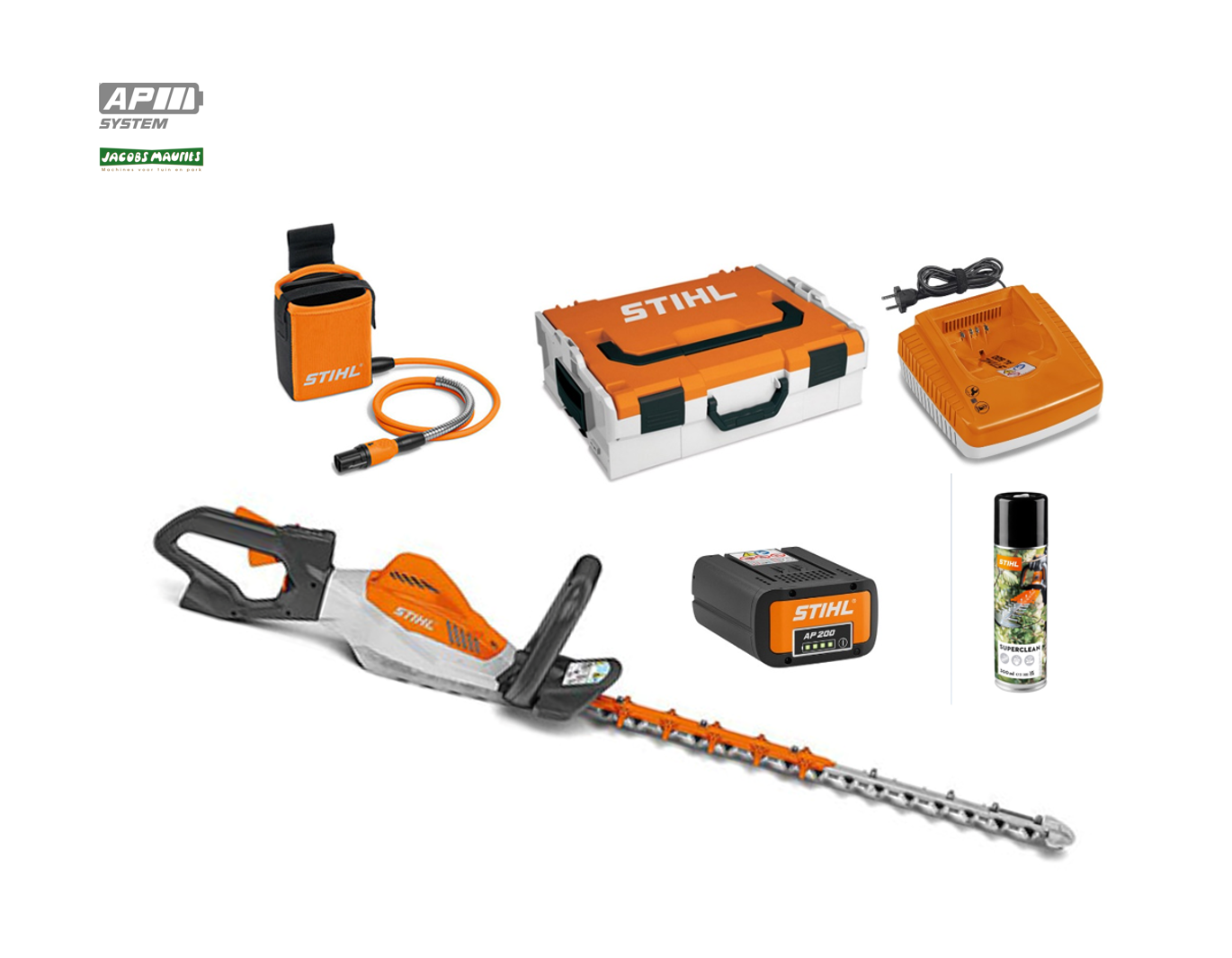 13523909 Stihl HSA 130 R / 60cm PRO accu heggenschaar SET | Jacobs Maurits bv
