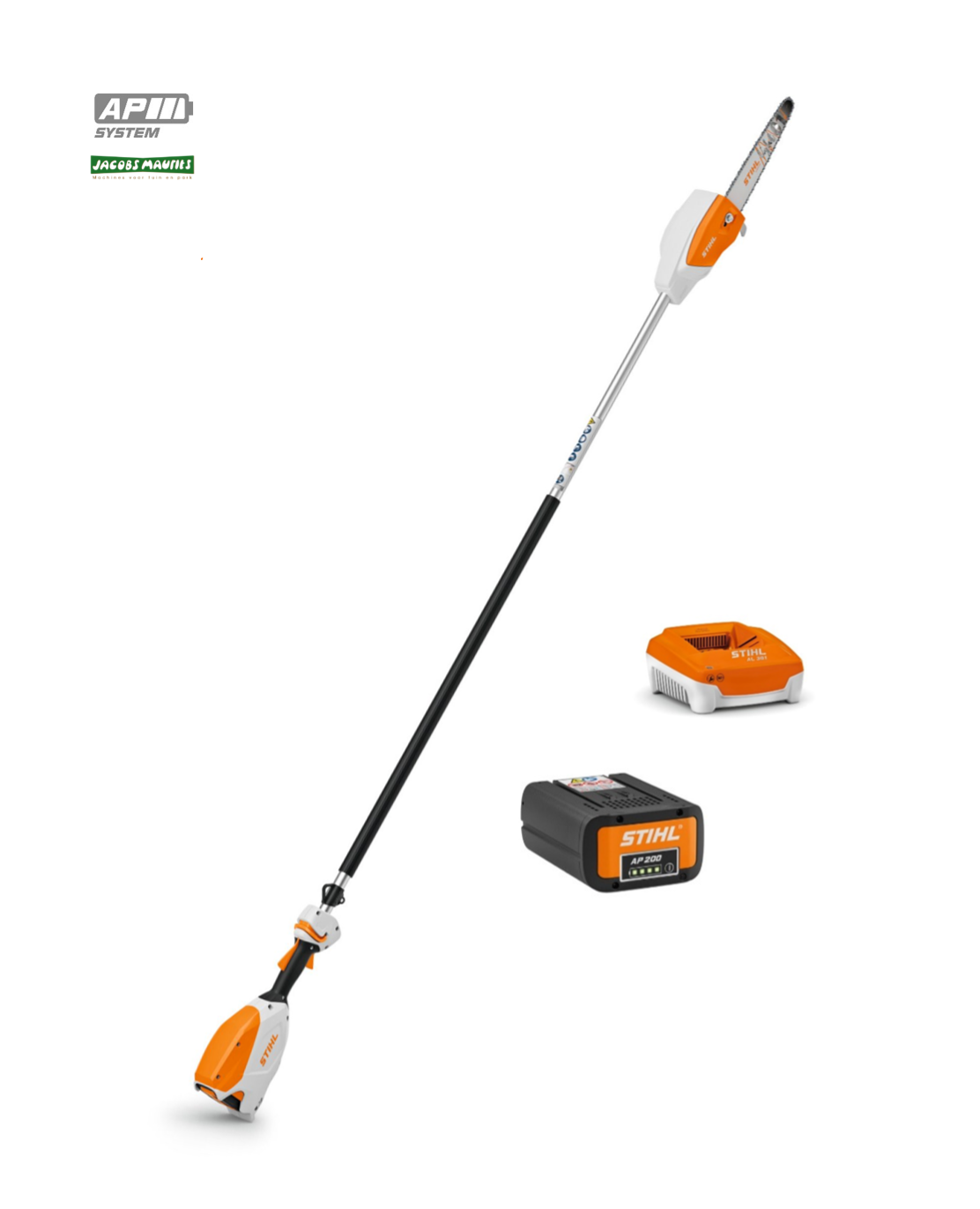 Stihl HTA 66 accu hoogsnoeier (met AP 200 S accu en AL 301 lader)
