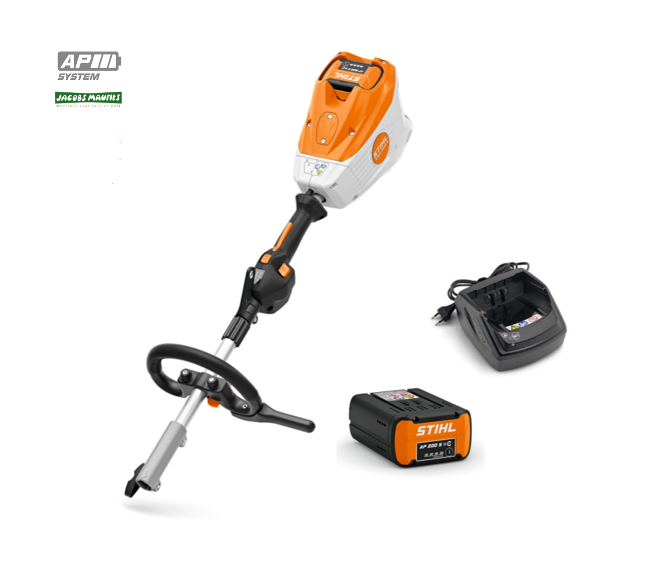Stihl KMA 200 R accu combimotor (met AP 200 S accu en AL 101 lader)