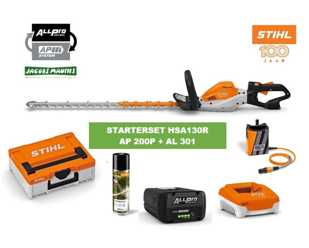 Stihl HSA 130 R PRO accu heggenschaar SET AP 200 P