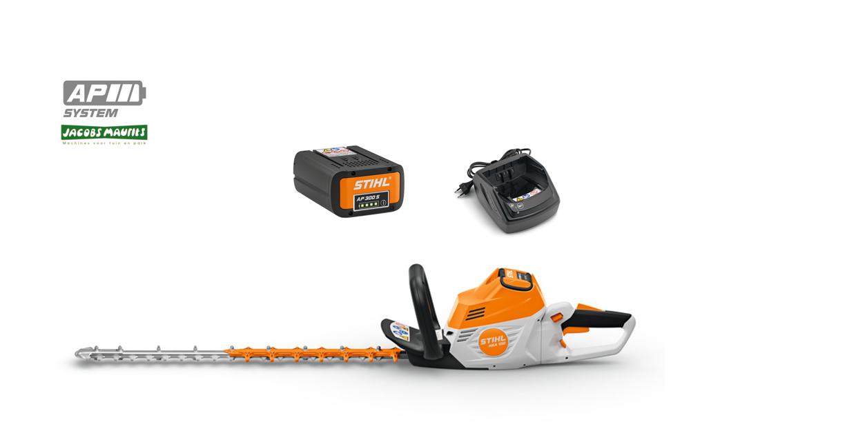 Stihl HSA 100 accu heggenschaar (met AP 300 S accu en AL 101 lader)