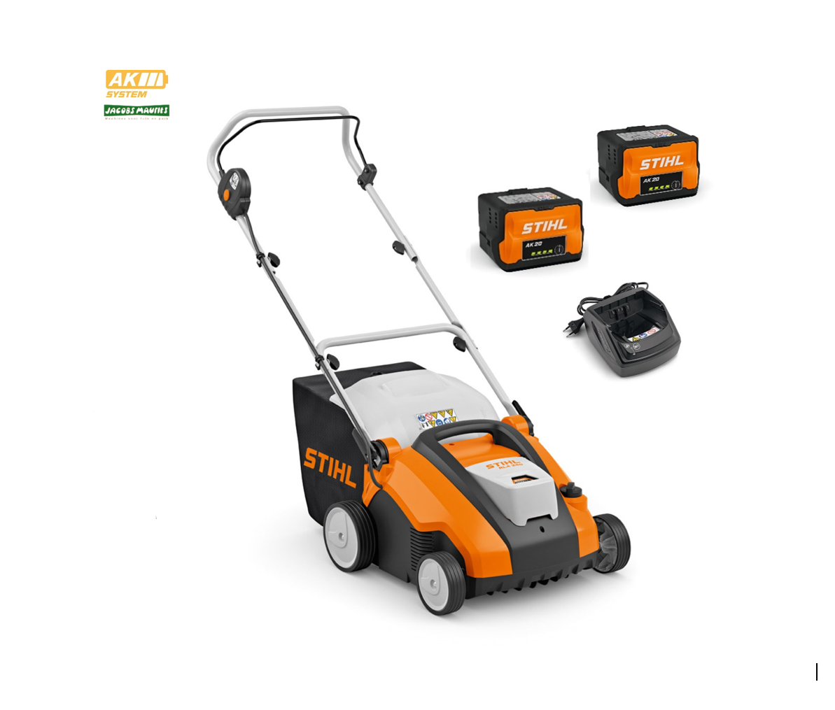 Stihl RLA 240 accu verluchter (met 2x AK 20 accu en lader AL 101)