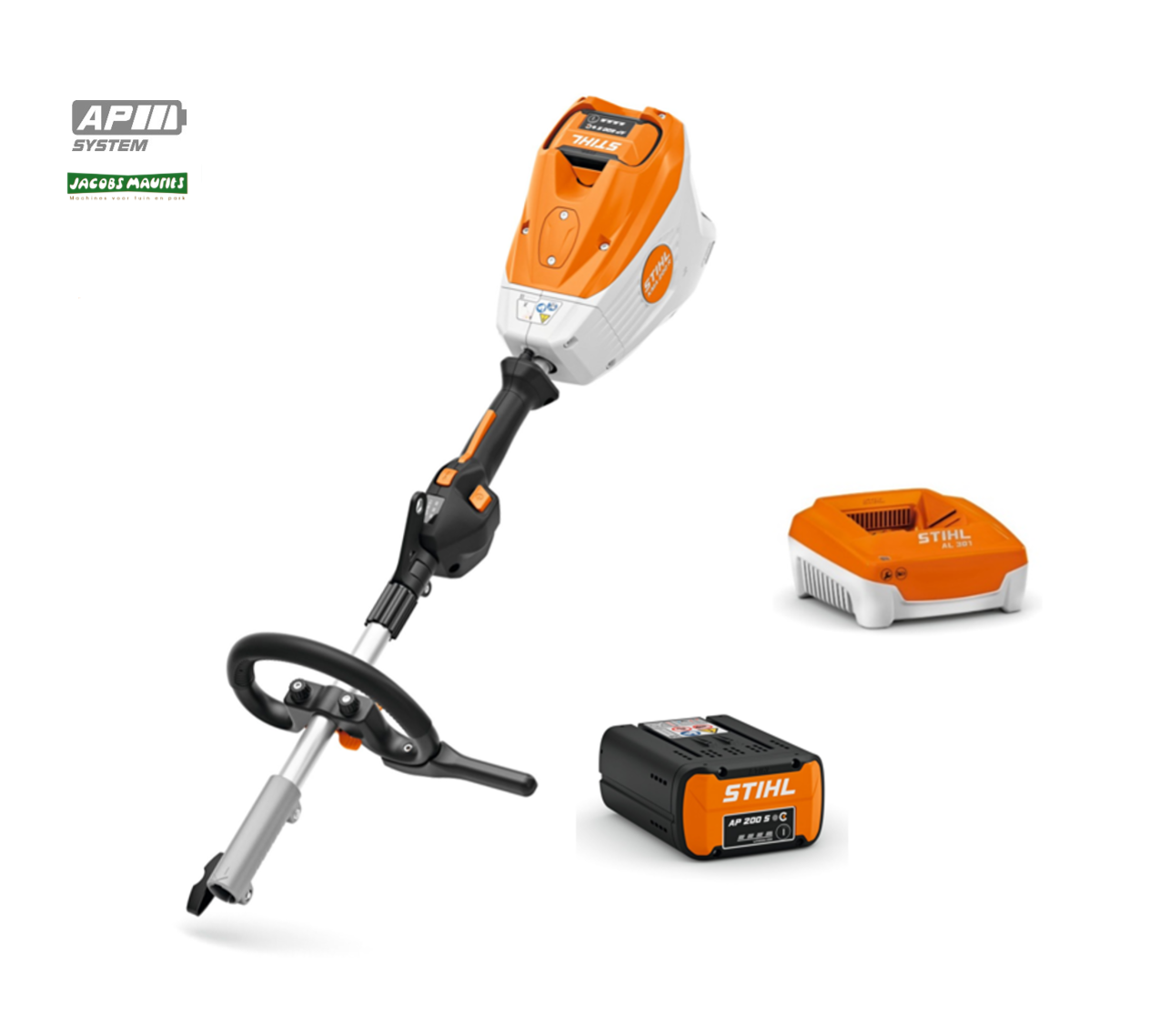 Stihl KMA 200 R accu combimotor (met AP 200 S accu en AL 501 oplader)