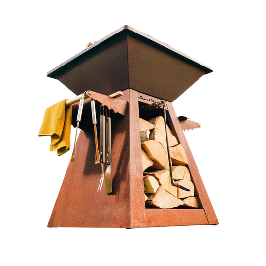 SteelWorkz BoBaQ 100 Cortenstaal (100x100x93)