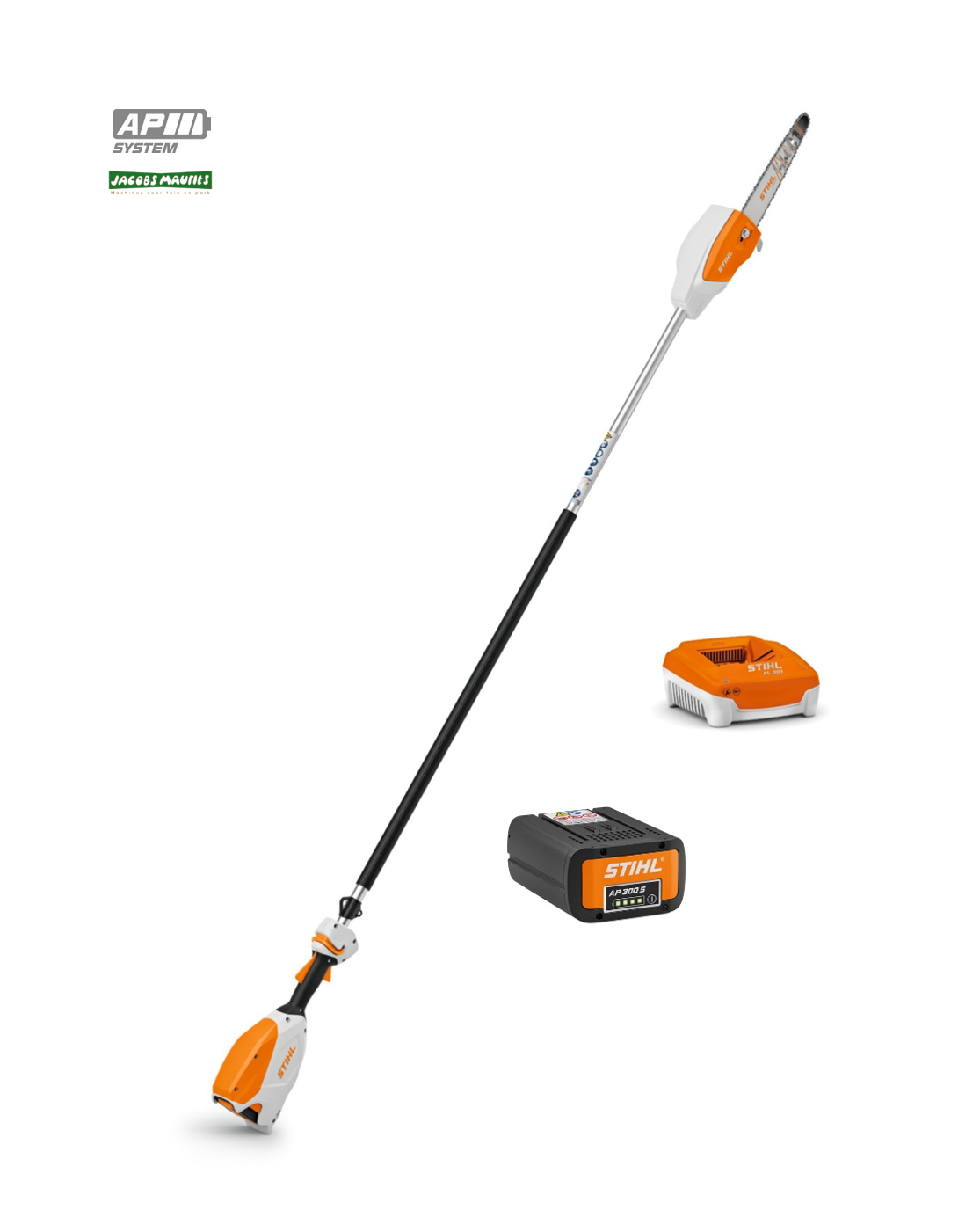 Stihl HTA 66 accu hoogsnoeier (met AP 300 S accu en AL 301 lader)