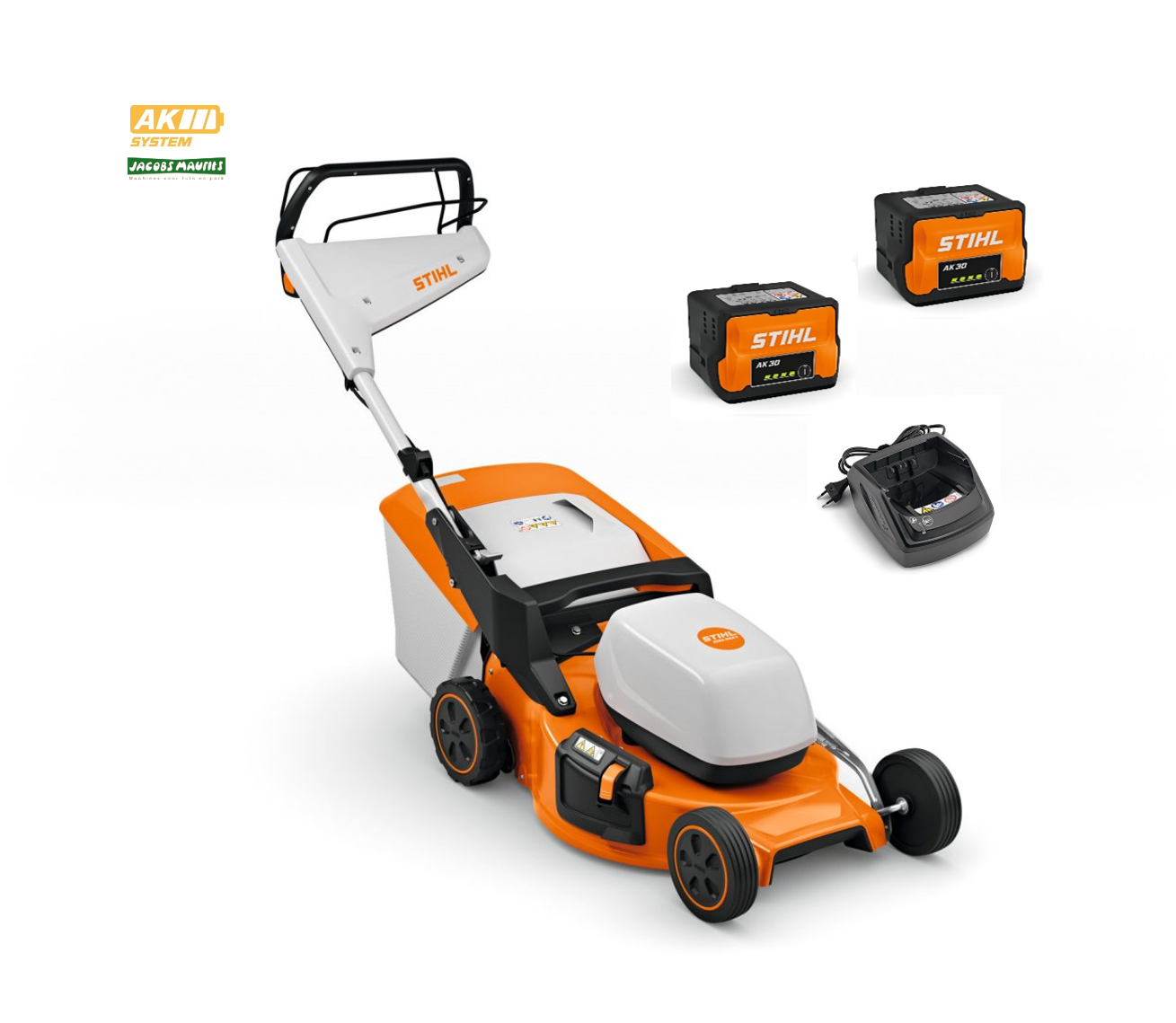 Stihl RMA 253 T accu grasmaaier (51cm - met 2x AK 20 accu en AL 101 lader)