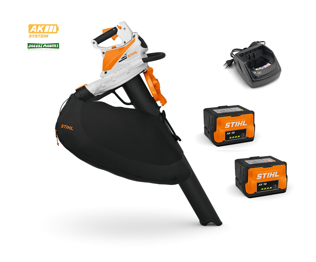 PSIDE Parkside® 40 V accu-bladzuiger glazen PLSBA 40-Li A1 zonder accu en oplader/bladblazer
