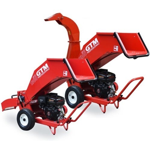 GTM Professional GTS 1300 G-C elektrisch gestarte houthakselaar met draaibare pijp