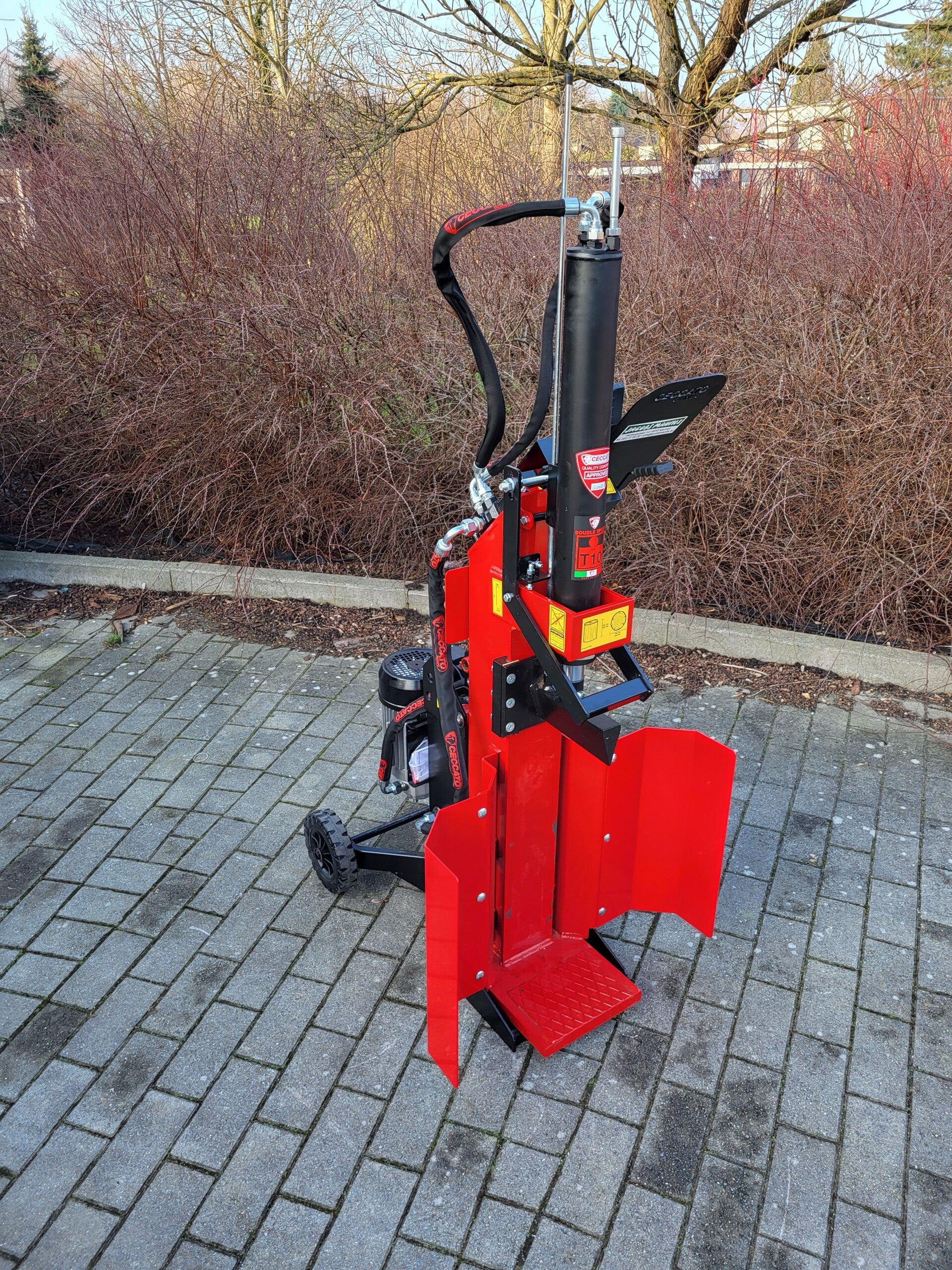 Elektrische Hydraulische Houtkliever Dwarssnijkop Stalen Houthakkerskop voor Horizontale Houtklovers