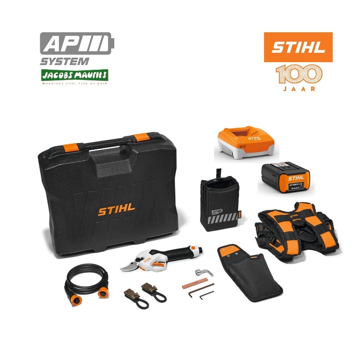 Stihl ASA 130 accu snoeischaar (set met AP 500 S accu en AL 301 lader)