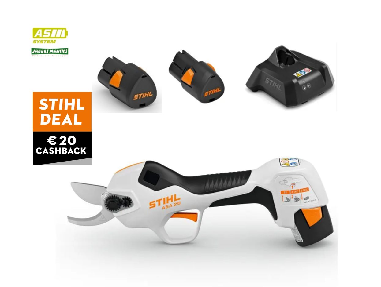 Stihl ASA 20 accu snoeischaar (met 2x AS 2 accu)
