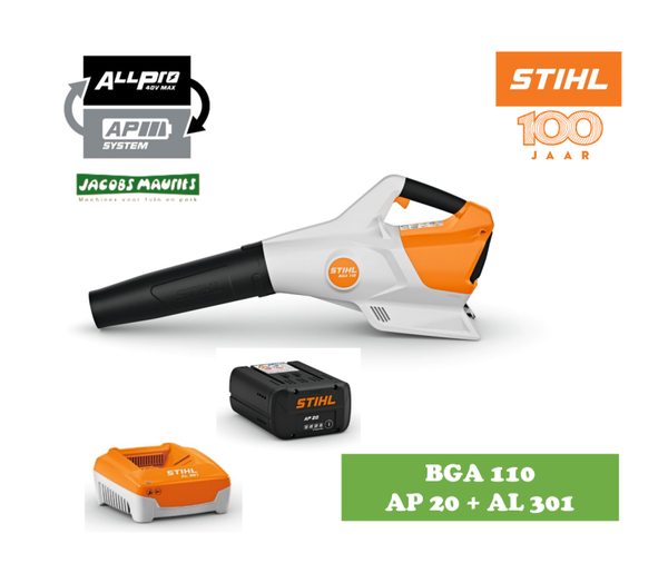Stihl BGA 110 accu bladblazer (set met AP 20 accu en AL 301 lader)