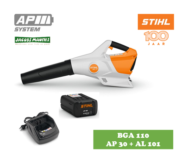 Stihl BGA 110 accu bladblazer (set met AP 30 accu en AL 101 lader)