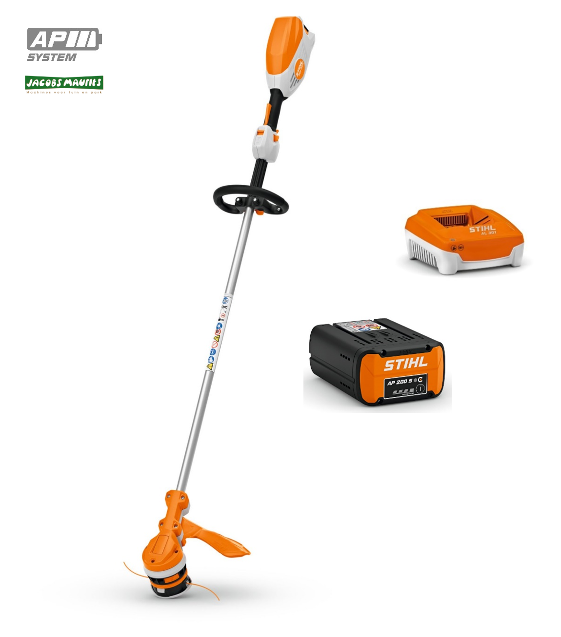 Stihl FSA 110 R accu grastrimmer (met AP 200 S accu en AL 301 lader)
