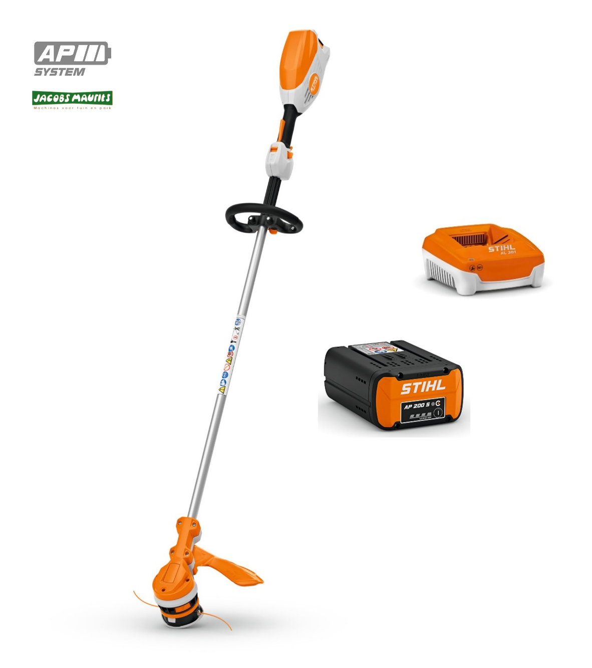 Stihl FSA 110 R accu grastrimmer (met AP 200 S accu en AL 501 lader)