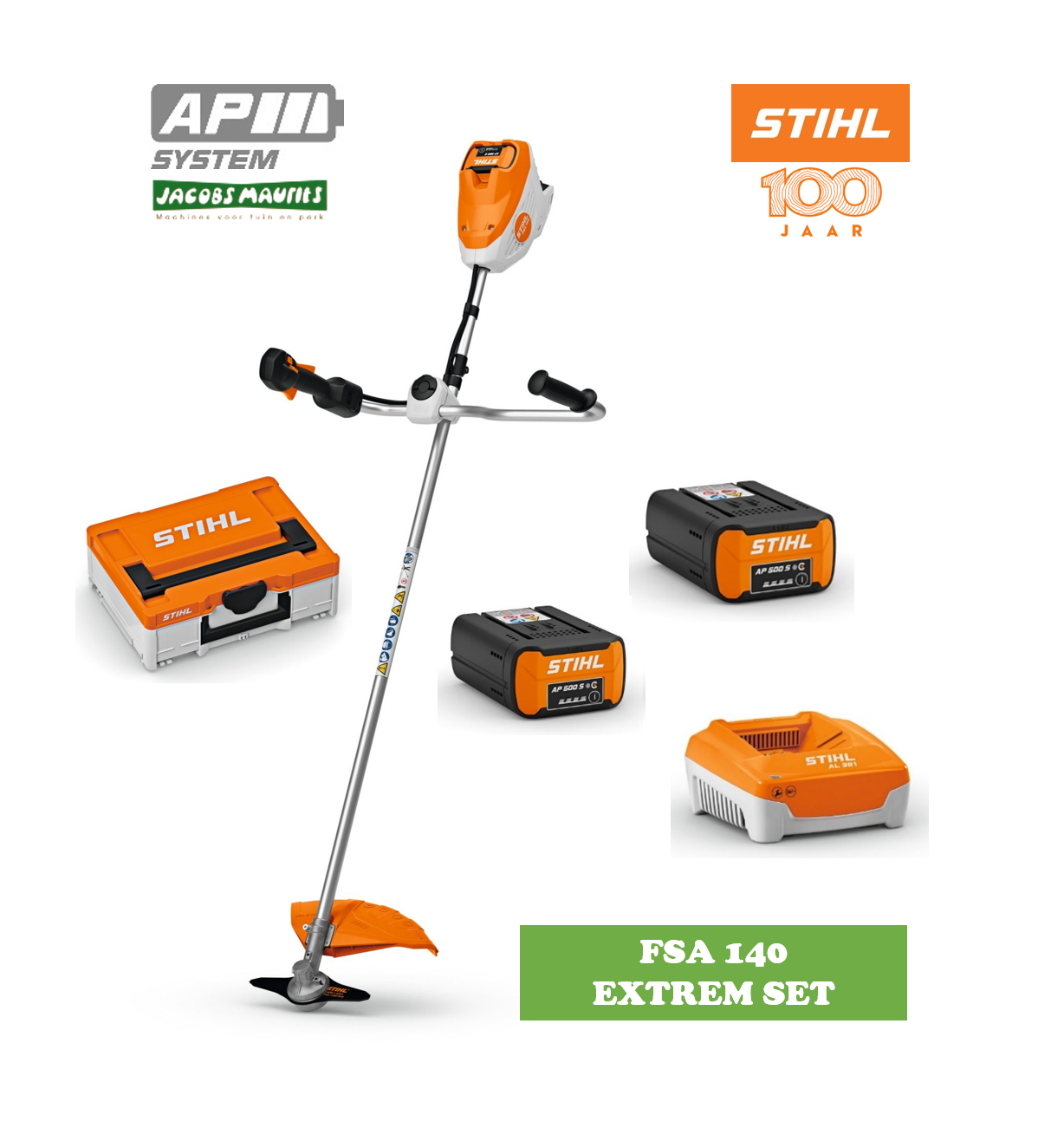 Stihl FSA 140 accu bosmaaier EXTREM