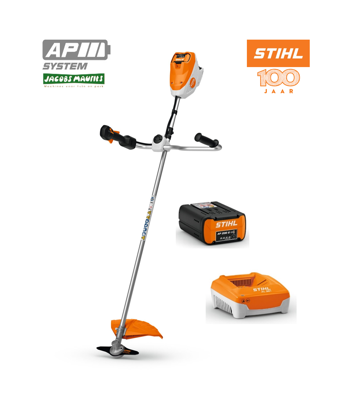 Stihl FSA 140 accu bosmaaier (met AP 200 S accu en AL 301 lader)