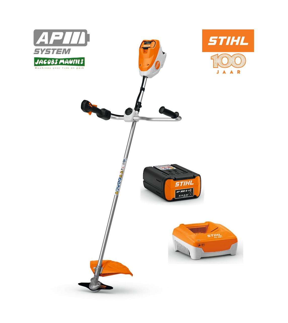 Stihl FSA 140 accu bosmaaier (met AP 300 S accu en AL 301 lader)