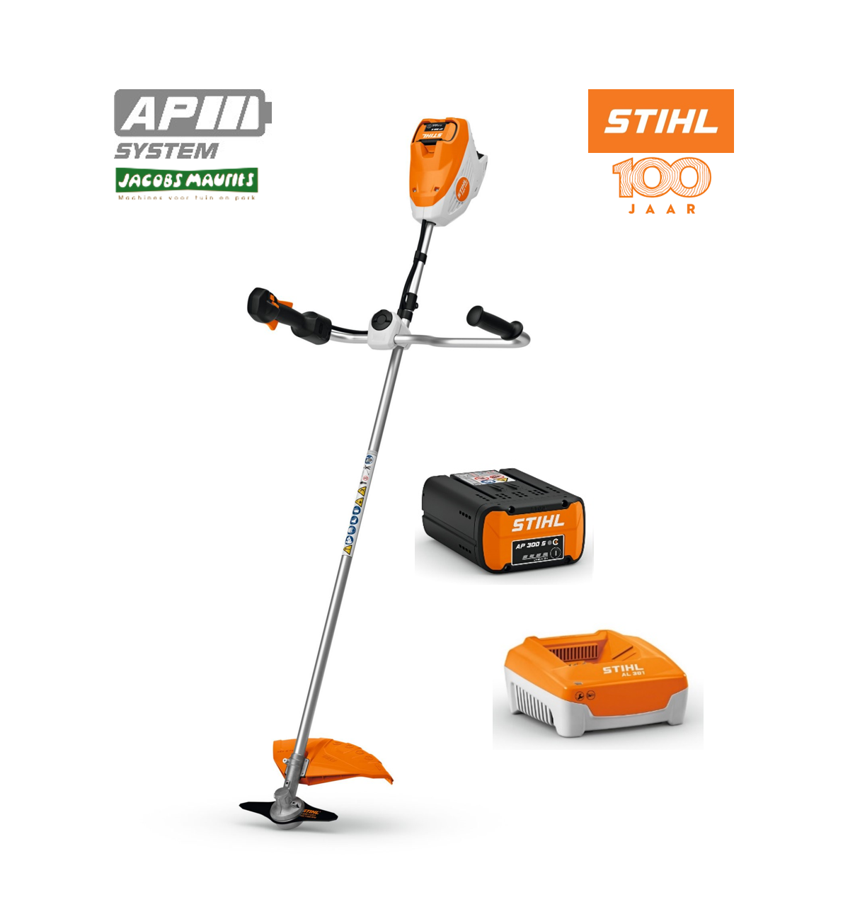 Stihl FSA 140 accu bosmaaier (met AP 300 S accu en AL 501 lader)