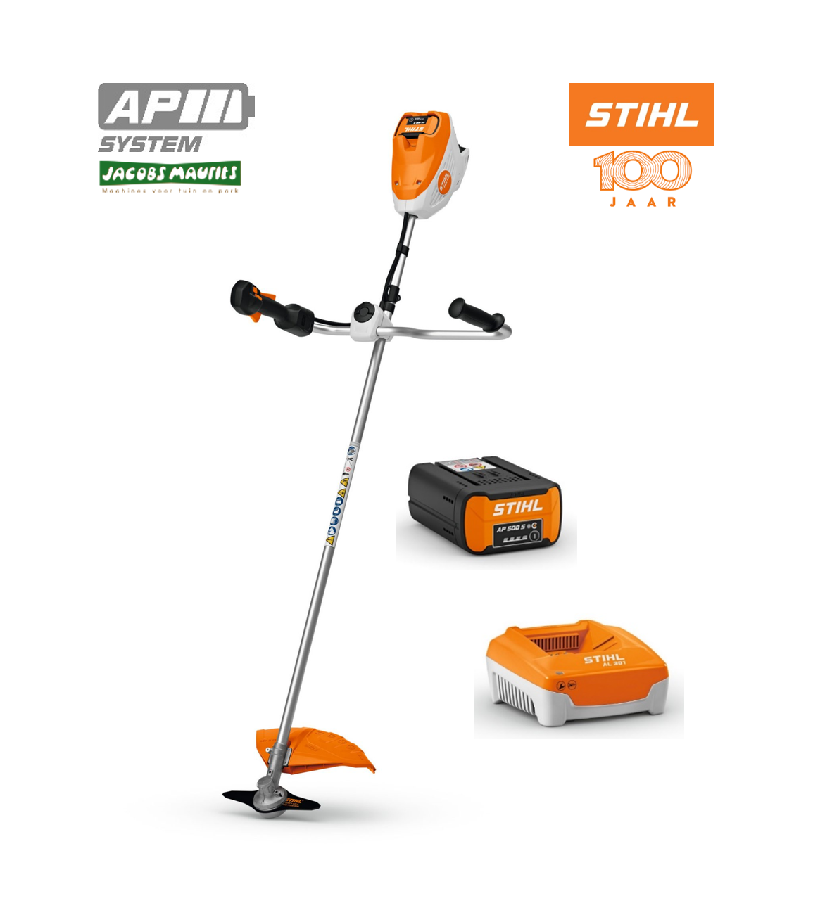 Stihl FSA 140 accu bosmaaier (met AP 500 S accu en AL 301 lader)