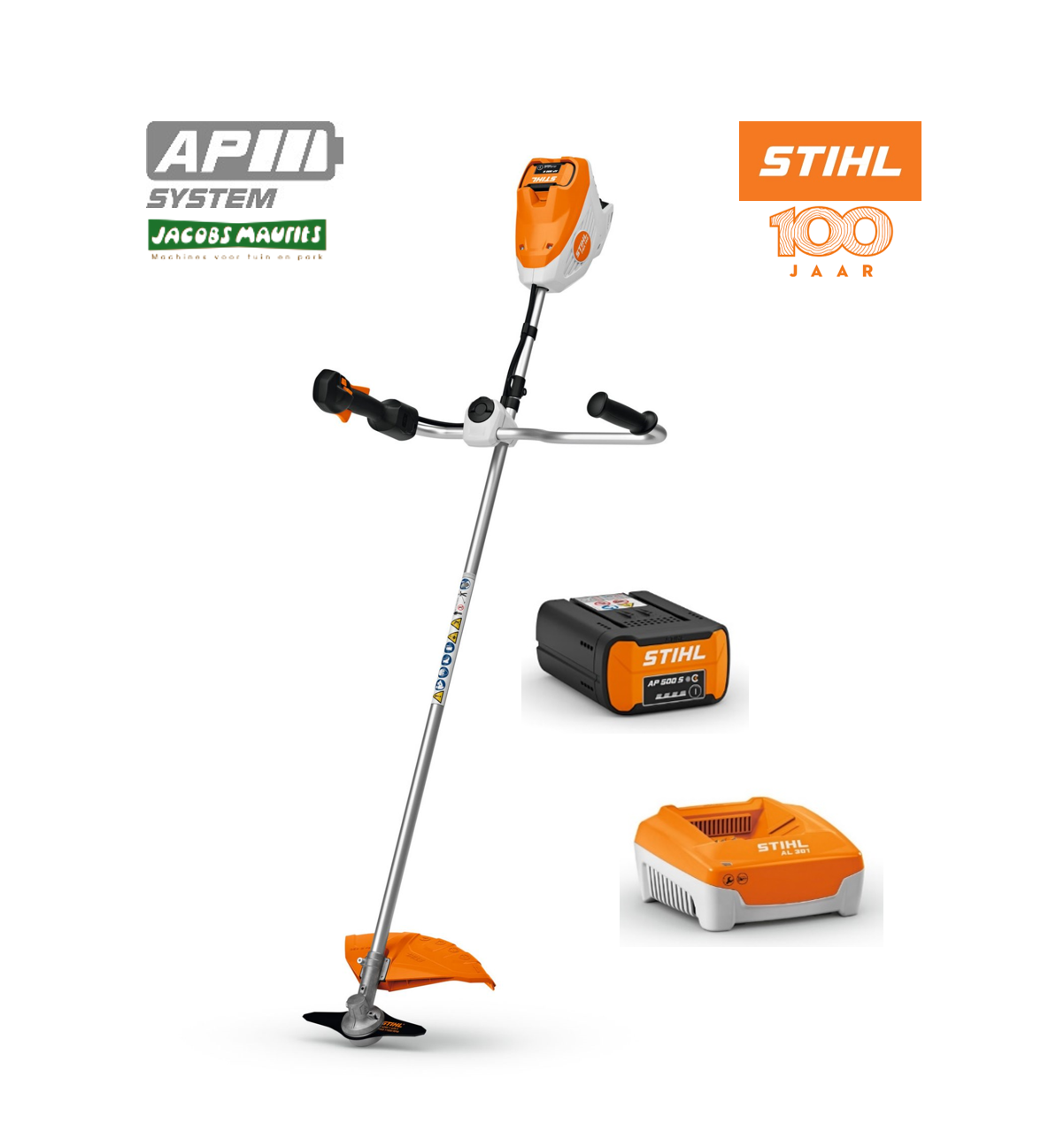 Stihl FSA 140 accu bosmaaier (met AP 500 S accu en AL 501 lader)
