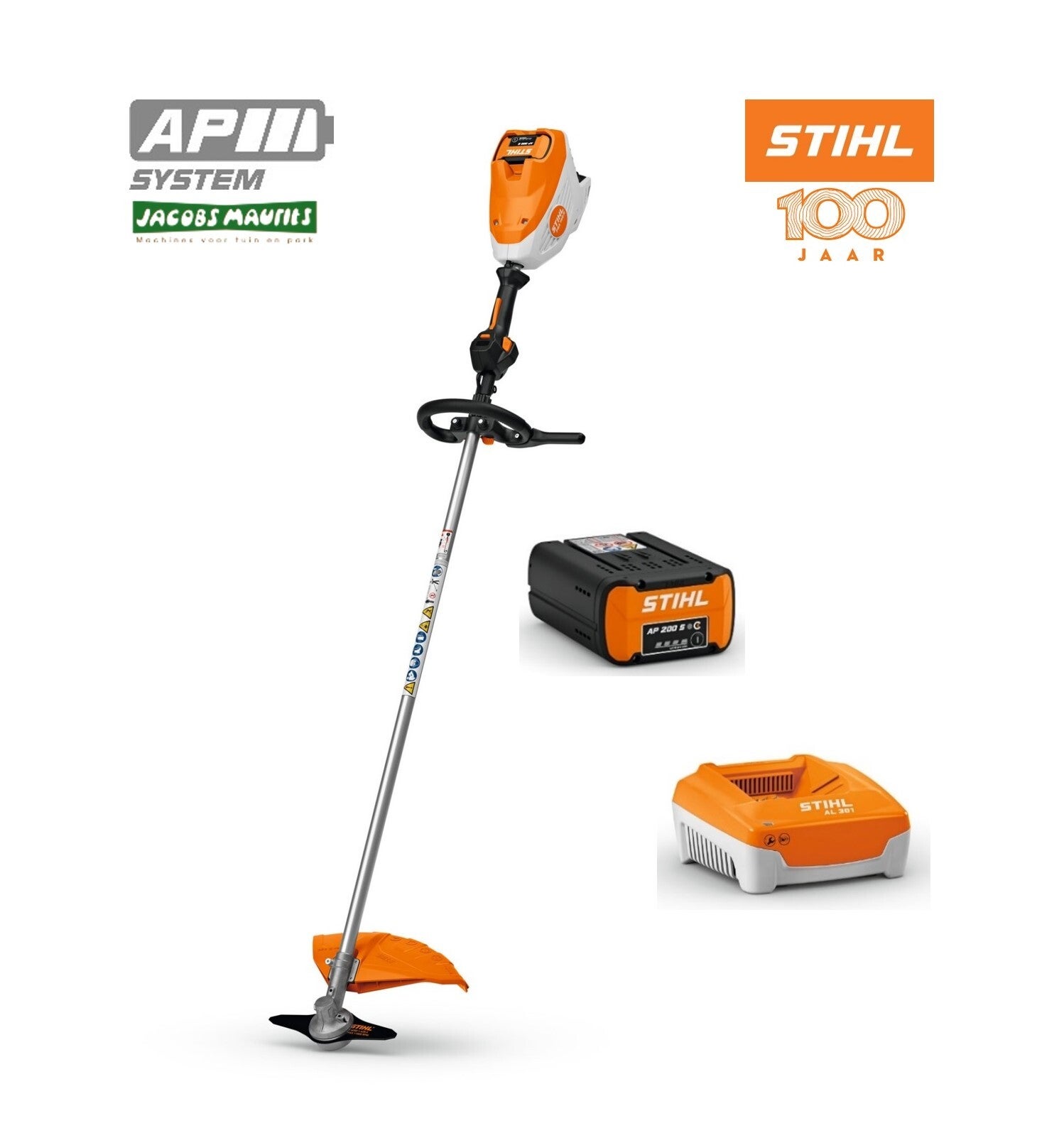Stihl FSA 140 R PRO accu grastrimmer (met AP 200 S accu en AL 301 lader)