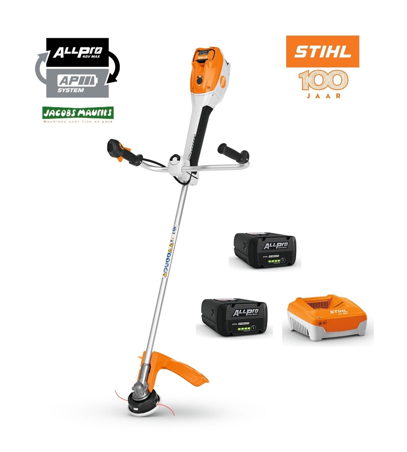 Stihl FSA 400 PRO accu bosmaaier (met 2x AP 300P accu en AL 501 lader)