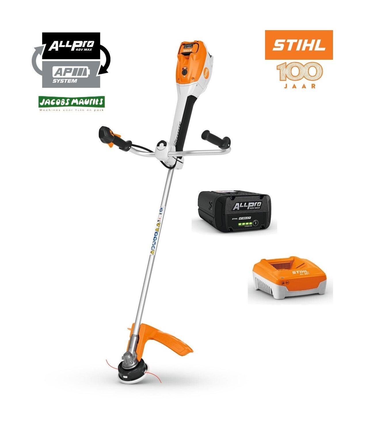 Stihl FSA 400 PRO accu bosmaaier (met AP 300 P accu en AL 301 lader)