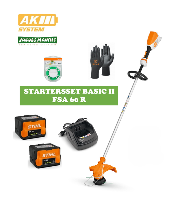 Stihl FSA 60 R accu grastrimmer startersset BASIC II