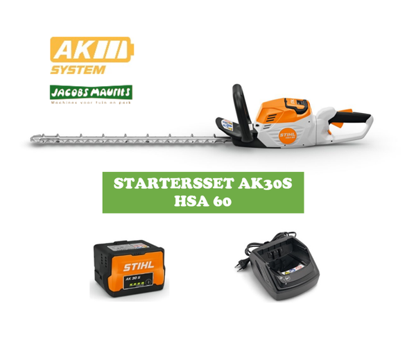 Stihl HSA 60 accu heggenschaar (met AK 30S accu en AL 101 lader)