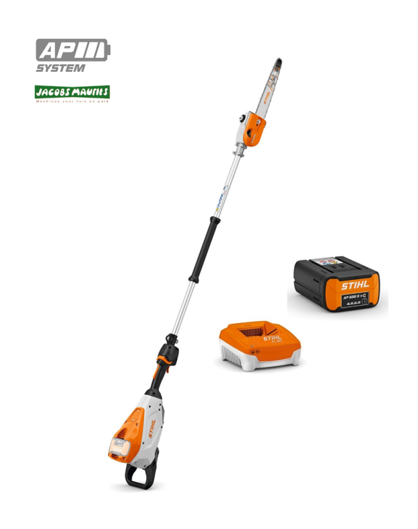 Stihl HTA 150 accu hoogtesnoeier (met AP 500 S accu en AL 301 oplader)