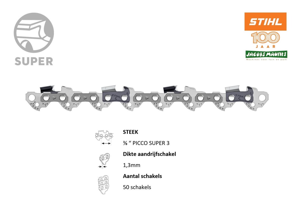 Cadena de motosierra Rapid Super 66 eslabones ORIGINAL STIHL 362100 Cadena de motosierra Rapid Super 66 eslabones ORIGINAL STIHL 362100