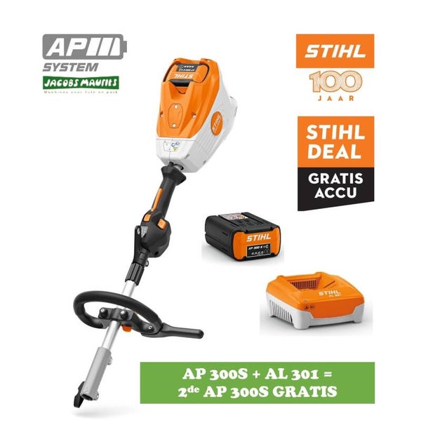 STIHL KMA 200 R accu combimotor met GRATIS 2de ACCU DEAL AP 300 S