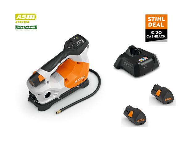 Stihl KOA 20 accu compressor (met 2x AS 2 accu en AL 1 oplader)