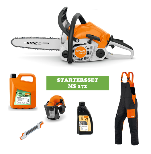Stihl MS 172 lichte benzine kettingzaag startersset