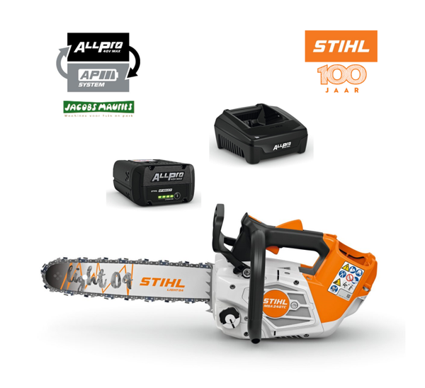 Stihl MSA 240 TC-O accu kettingzaag (set met AP 100 P accu en AL 301 lader)