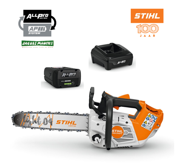 Stihl MSA 240 TC-O accu kettingzaag (set met AP 300 P accu en AL 301 lader)