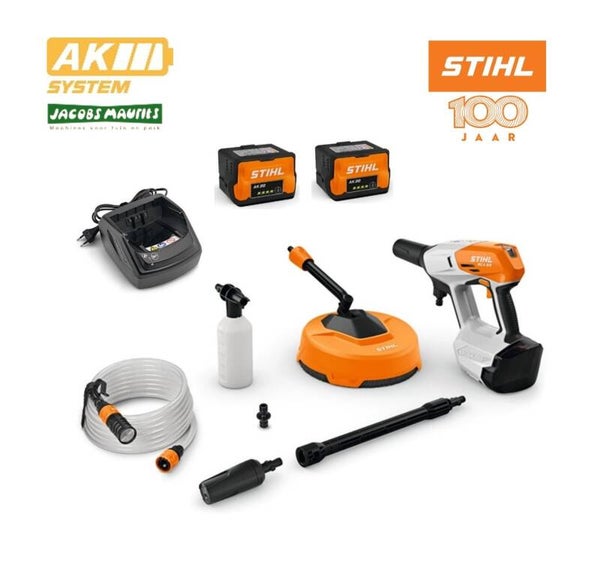 Stihl RCA 50 accu hogedrukreiniger (Set met 2x AK 10 accu en AL 101 lader)