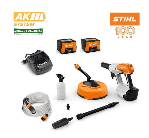 Stihl RCA 50 accu hogedrukreiniger (Set met 2x AK 20 accu en AL 101 lader)