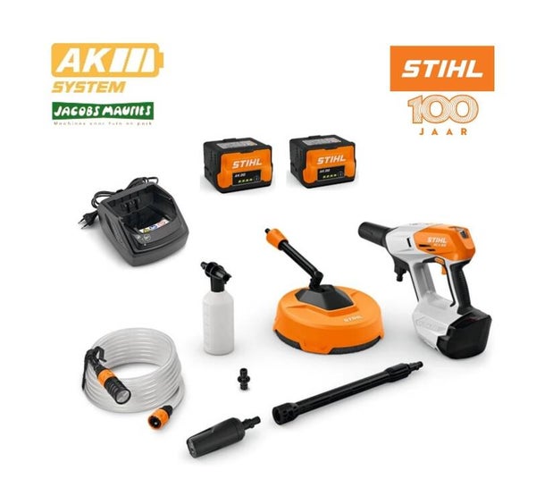 Stihl RCA 50 accu hogedrukreiniger (Set met 2x AK 30 S accu en AL 101 lader)