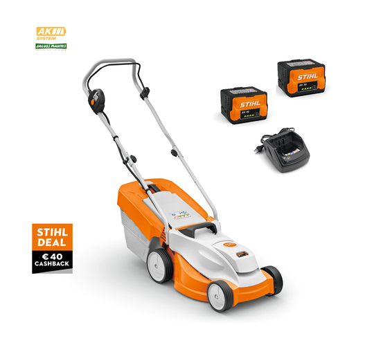 Stihl RMA 235 accu grasmaaier (32cm, met 2x AK 10 accu en lader AL 101)