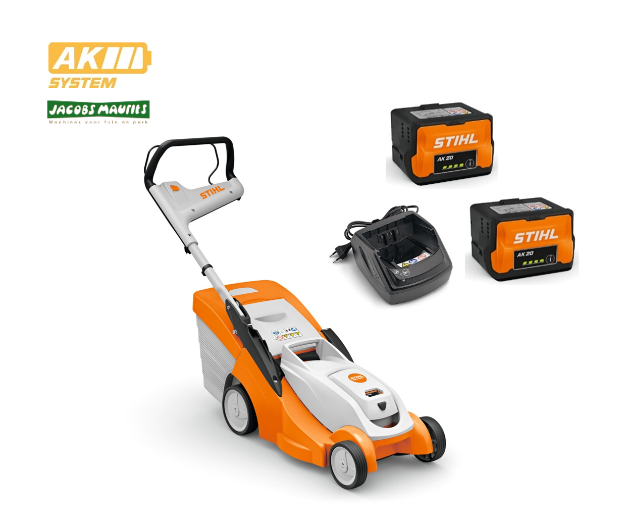 Stihl RMA 239 C accu grasmaaier (37cm, met 2x AK 20 accu en lader AL 101)