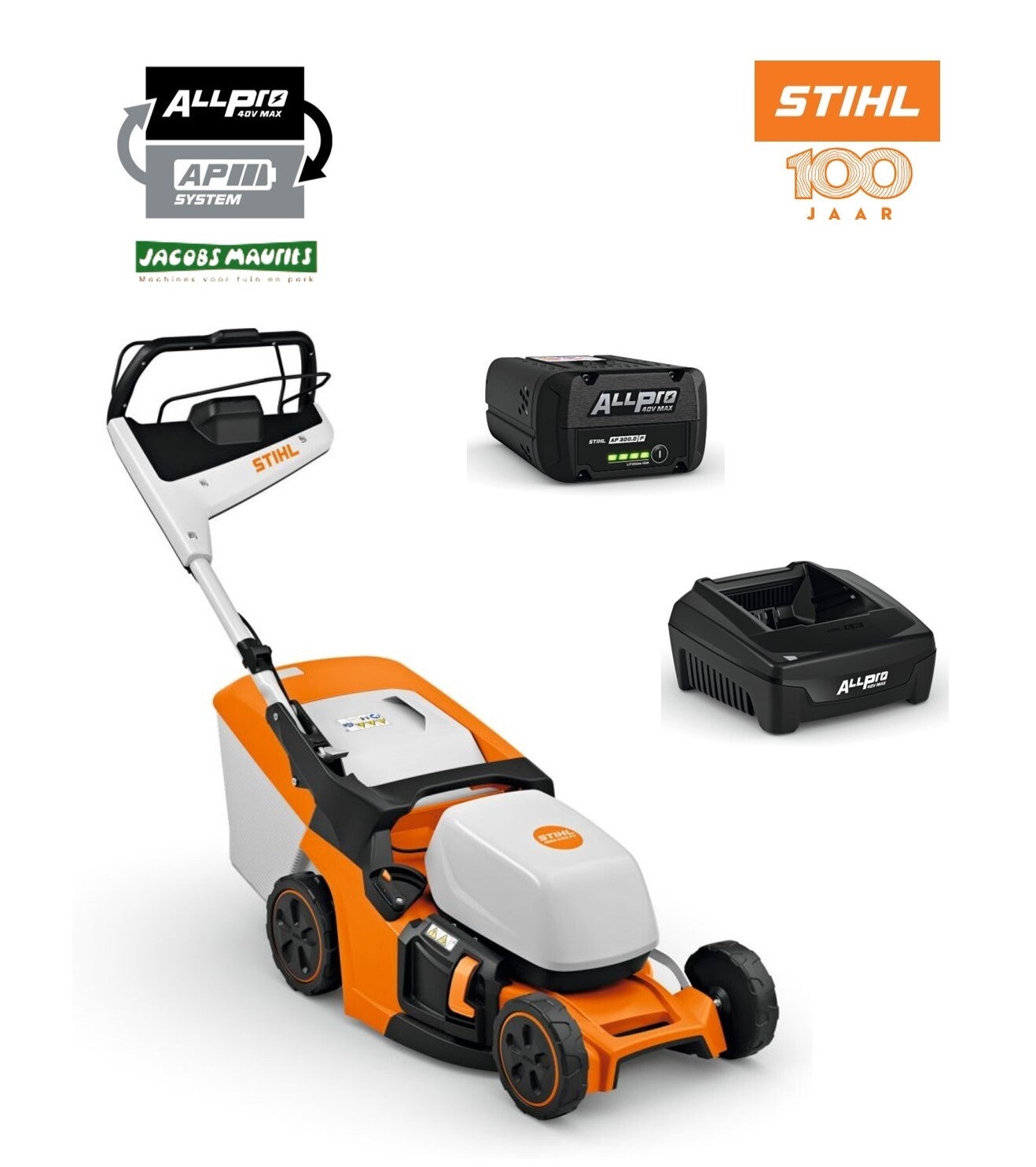 Stihl RMA 443 PV accu grasmaaier (41 cm - met AP 200 P accu en AL 301 lader)