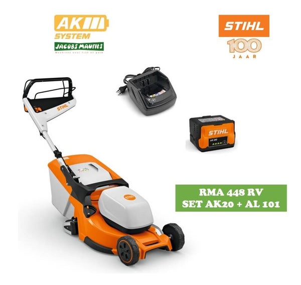 Stihl RMA 448 RV accu grasmaaier (46cm - met AK 20 accu en AL 101 lader )