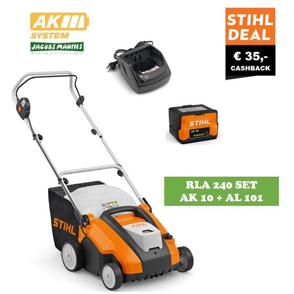 Stihl RLA 240 accu verluchter (met accu AK 10 en lader AL 101)