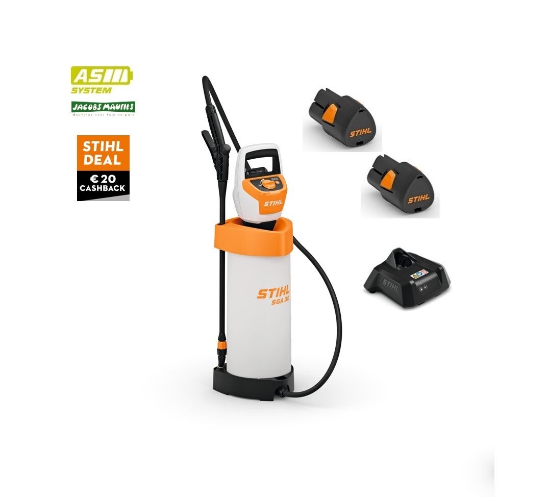 Stihl SGA 30 accu handsproeier (set met 2x AS 2 accu en AL 1 oplader)