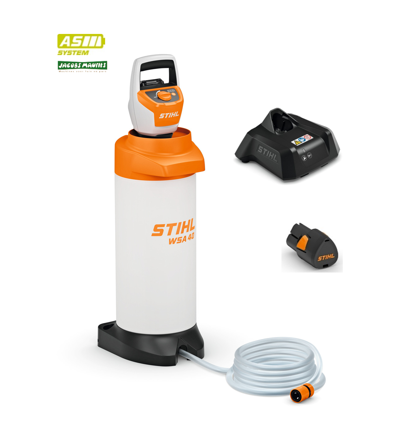 Stihl WSA 40 accu drukwatertank (set met AS 2 accu en AL 1 oplader)